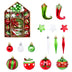 Christmas Tree Ornaments, 70 PC Shatterproof Plastic Christmas Ball Ornaments