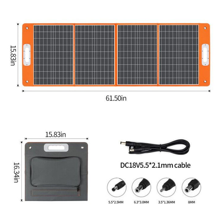 320W Portable Power Station;  Flashfish 292Wh 80000mAh Solar Generator Backup Power With LASHFISH 18V/100W Foldable Solar Panel;  Portable Solar Charger