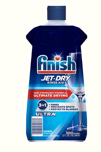 Finish Jet-Dry Ultra Rinse Aid, Dishwasher Rinse & Drying Agent (32 fl. oz.)