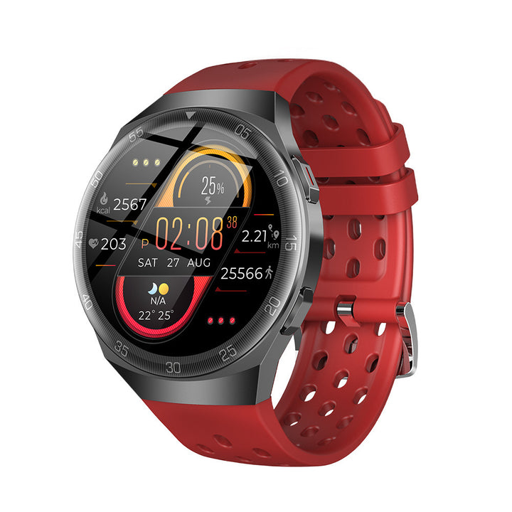 MT68 smart watch multi sport mode IP68 waterproof heart rate monitoring red light blood oxygen telephone information reminder