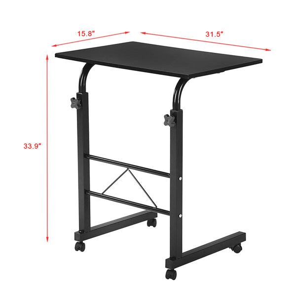 Removable P2 15MM Chipboard & Steel Side Table Black