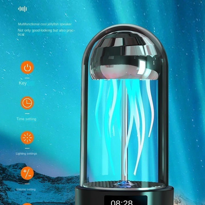 Lamp with Bluetooth White Noise Sound, Jellyfish Aquarium Bubble lamp for Relaxing Decorating Gift Lamps for Adults and Kids