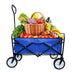 Outdoor Folding Wagon Garden ; Large Capacity Folding Wagon Garden Shopping Beach Cart ; Heavy Duty Foldable Cart; for Outdoor Activities; Beaches; Parks; Camping