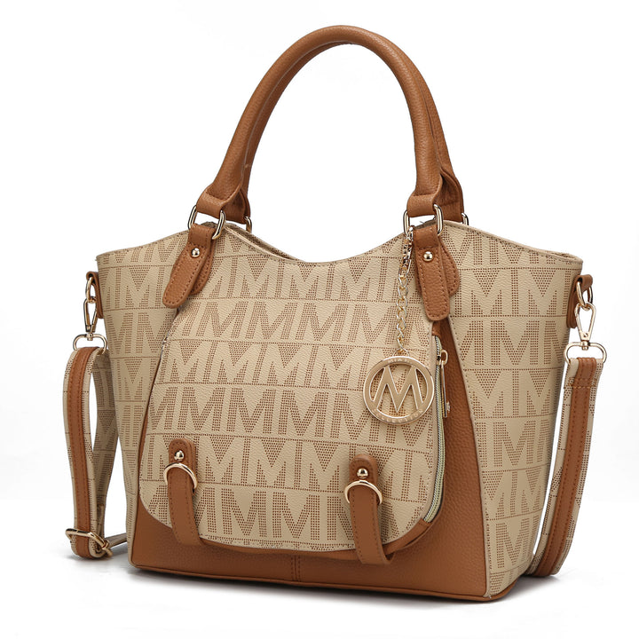 MKF Collection Fula Signature Satchel Bag by Mia k