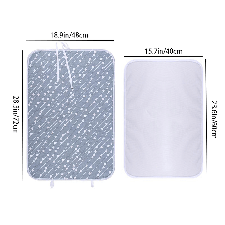 1pc Household Ironing Mat Folding Sponge Insulation Cloth Ironing Board Clothes Ironing Board Portable Ironing Board