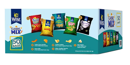 Wise Variety Pack Chips (50 ct.)